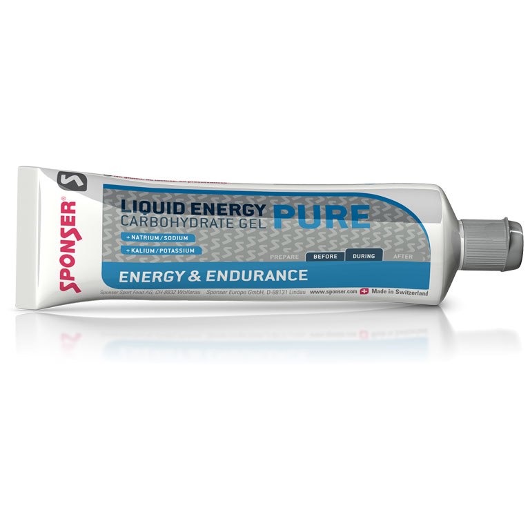 Produktbild von SPONSER Liquid Energy Pure - Kohlenhydrat-Gel - Tube - 20x70g