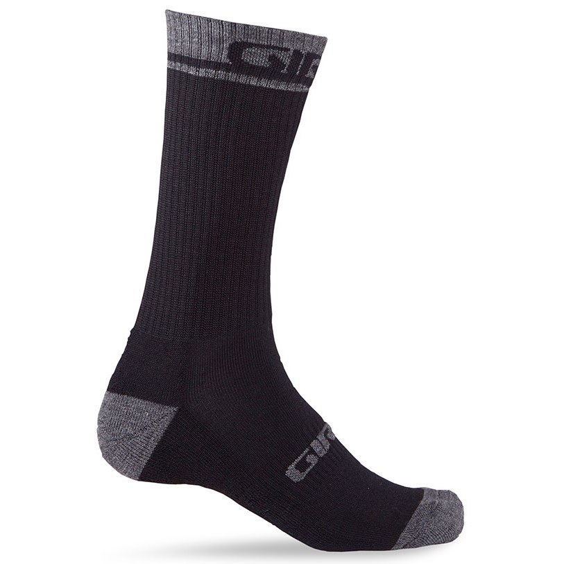 Picture of Giro Winter Merino Wool Socks - black/dark shadow