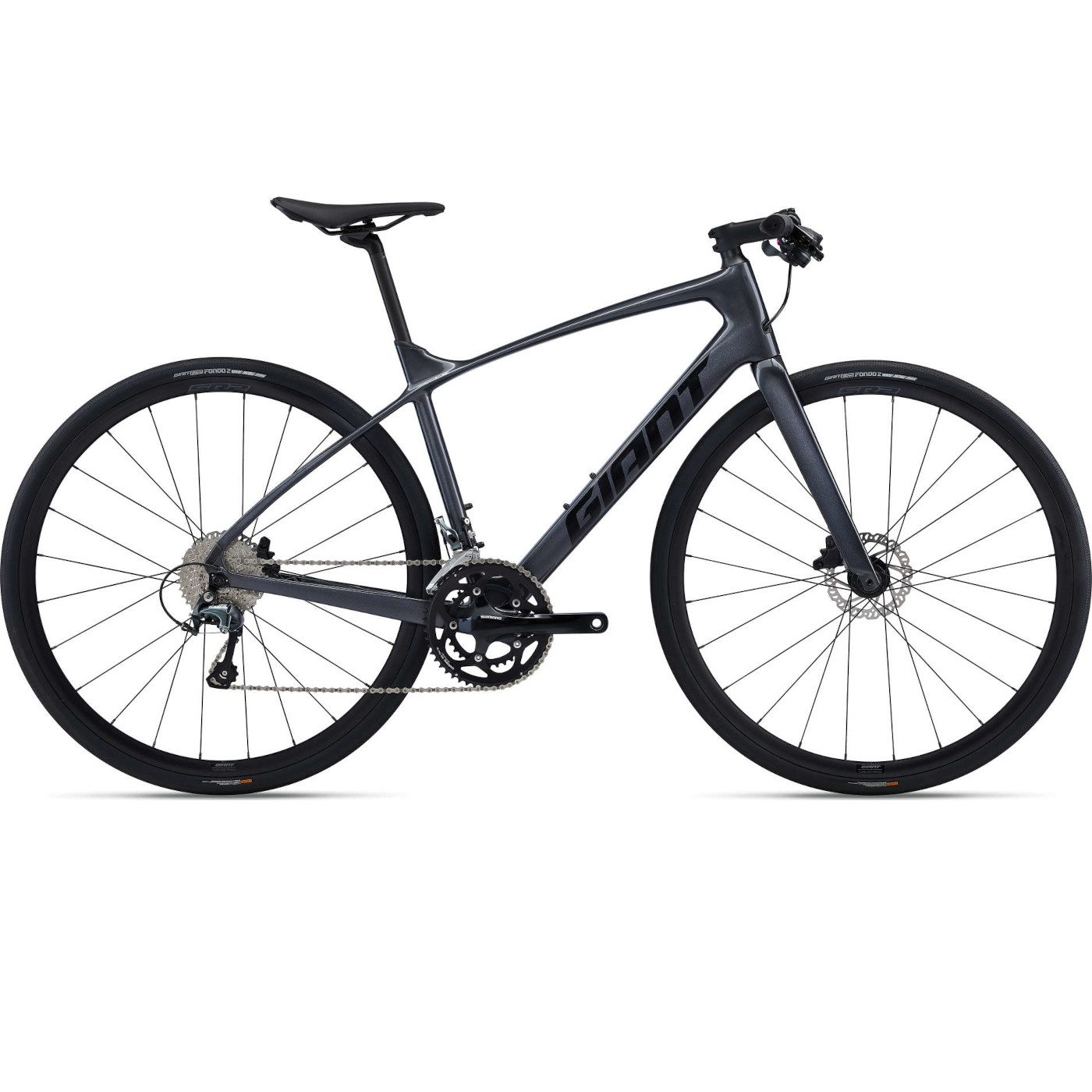 Picture of Giant FASTROAD ADVANCED 2 - Shimano Tiagra Carbon Fitness Bike - 2022 - cold iron