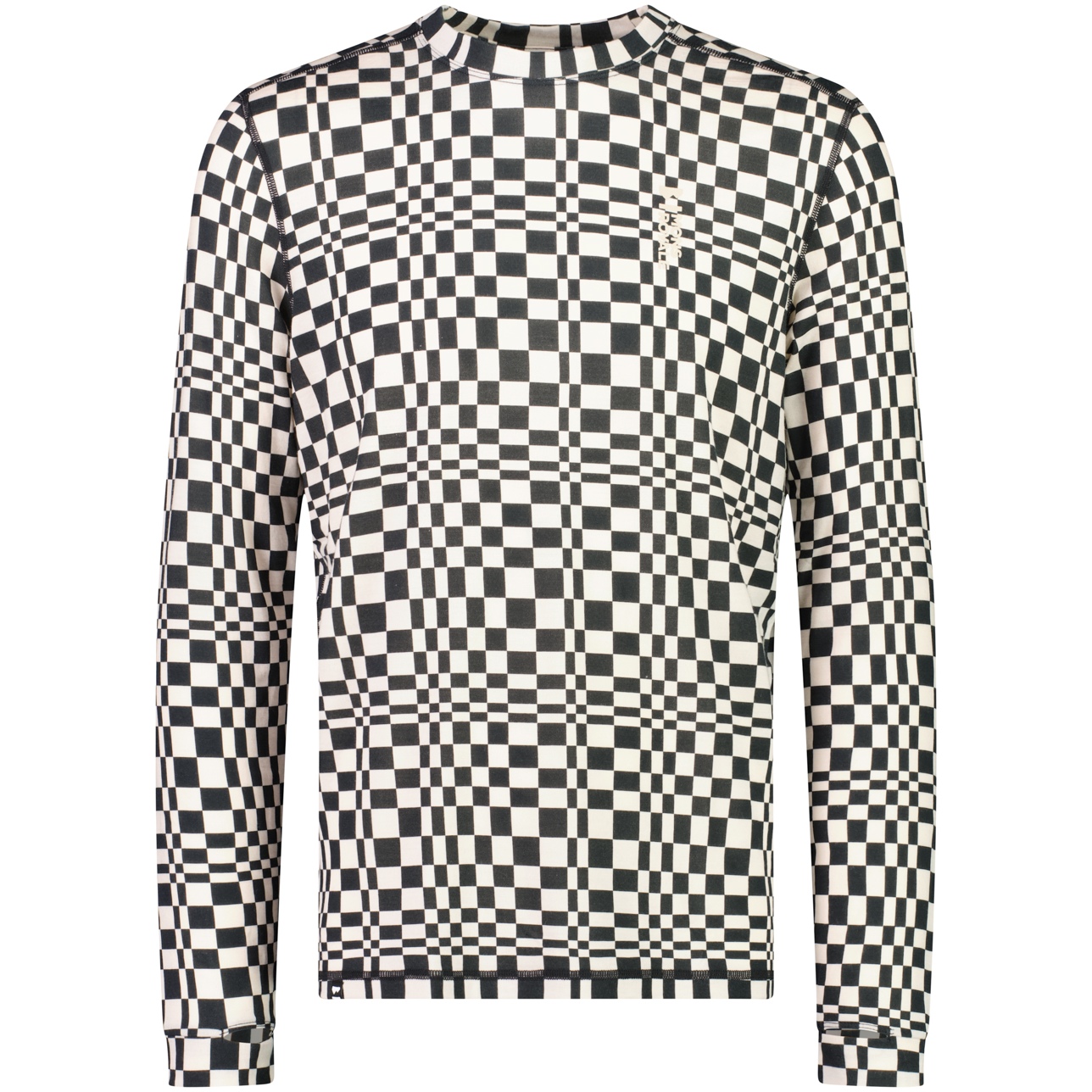 Produktbild von Mons Royale Cascade Merino Flex Langarmshirt Herren - checkers