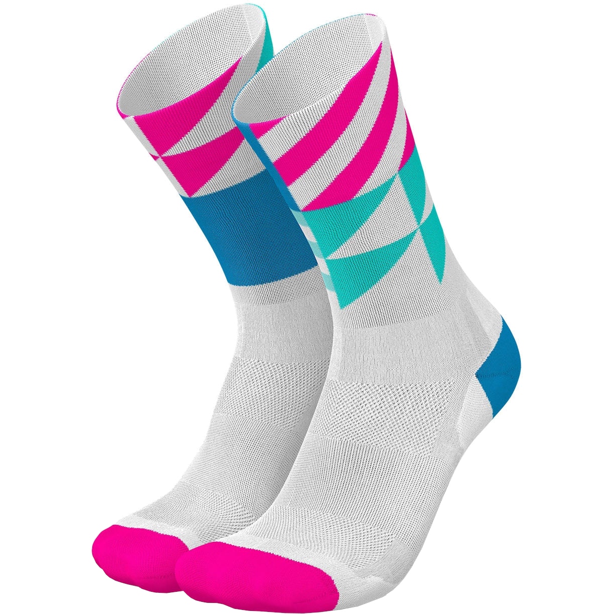 Photo produit de INCYLENCE Chaussettes - Ultralight Elements - Blanc Bleu Rose