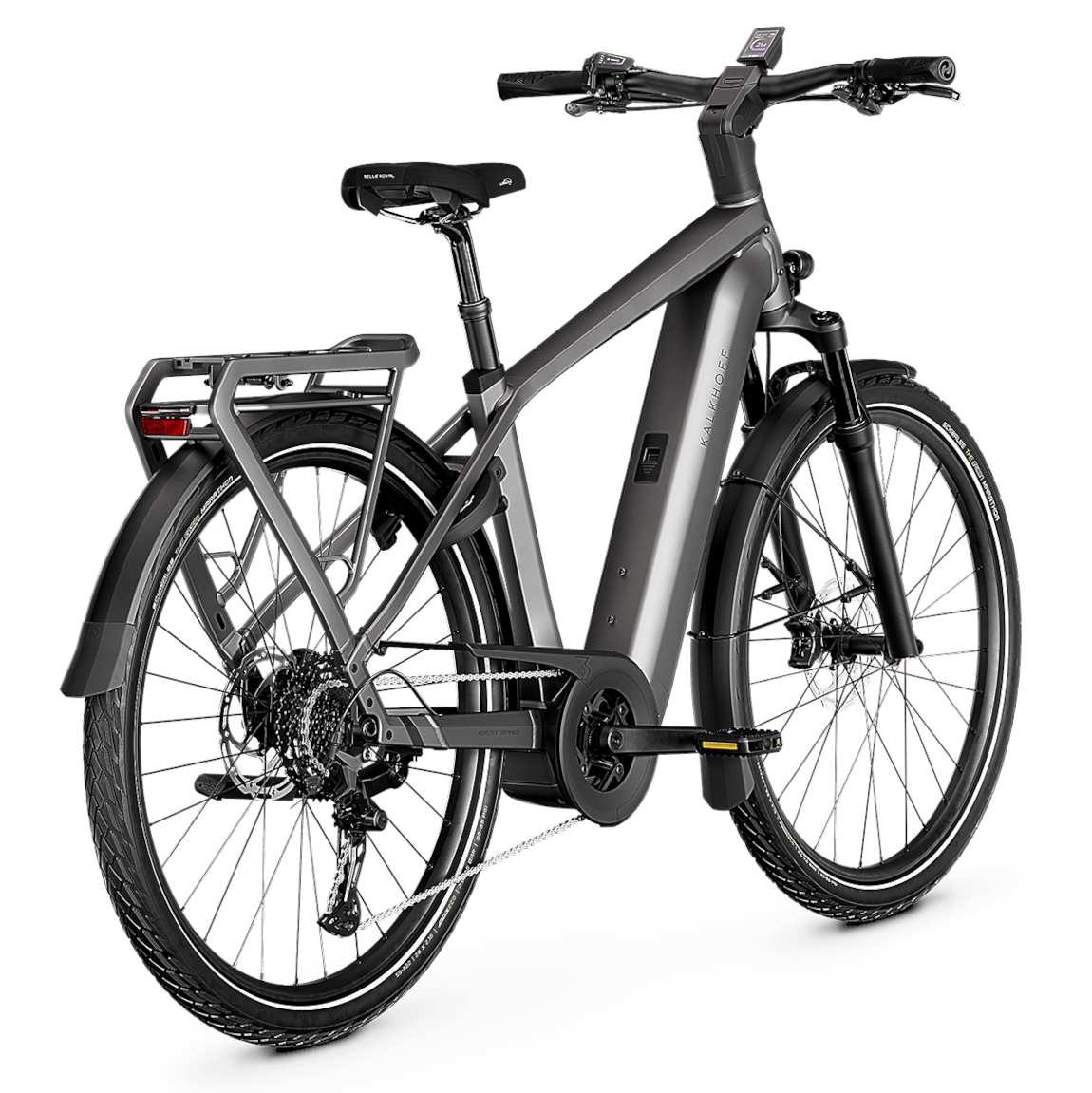 KALKHOFF フード付きナイロンサイクルジャケット グレーBikes メンズ Kalkhoff ENDEAVOUR 5+ ADVANCE - 800Wh - Electric Trek Bike - 2026