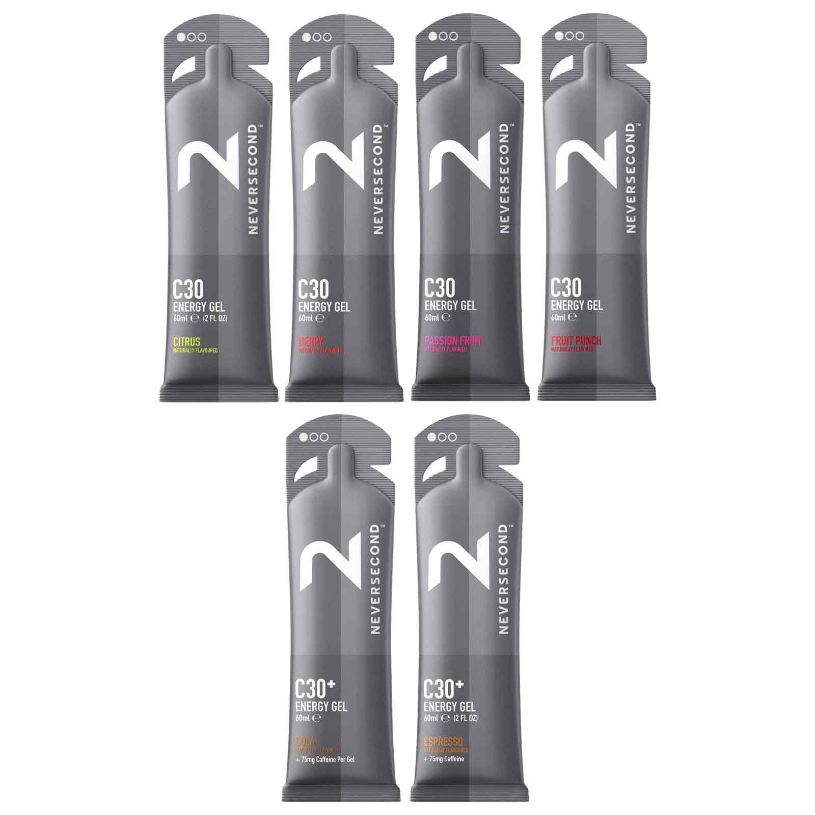 Productfoto van Neversecond C30 Energy Gel with Carbohydrates - 60ml