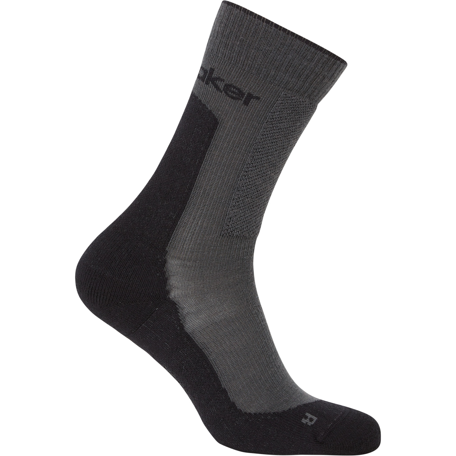 Produktbild von Icebreaker Merino Hike+ Medium Socken Crew Damen - Obsidian/Schwarz