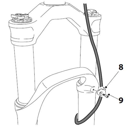 Picture of Formula Brake Hose Guide for Selva and Nero forks - SB40009-00