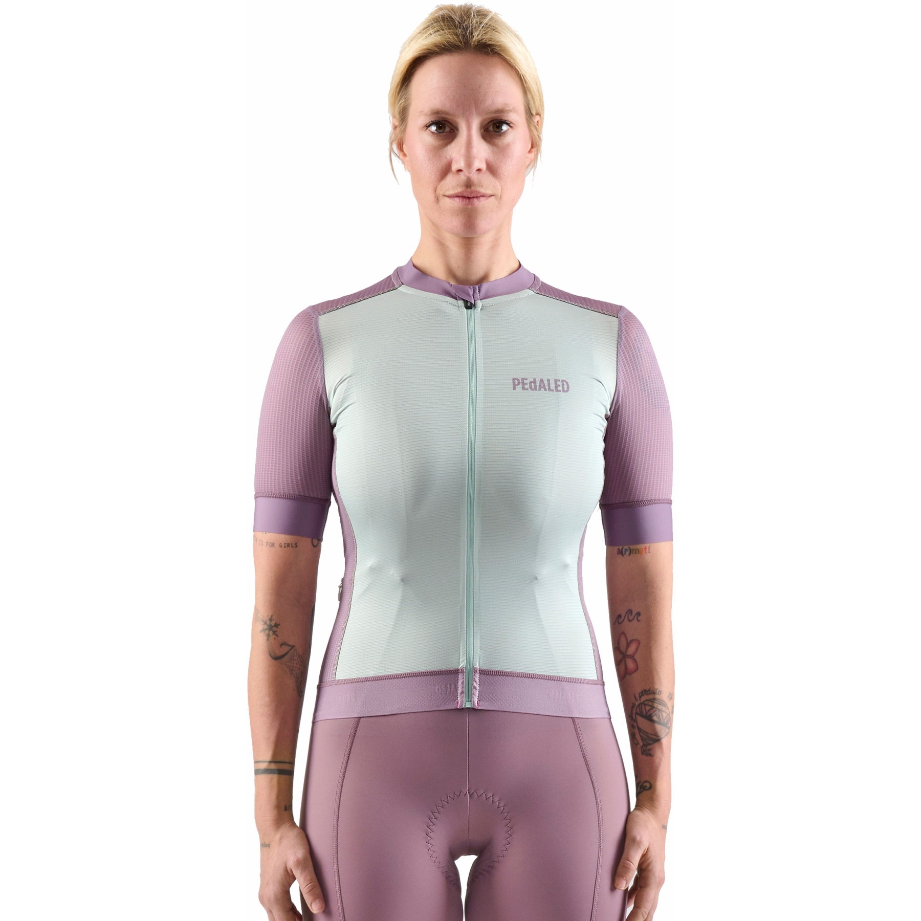 Picture of PEdALED E. Short Sleeve Jersey Women - Lilac