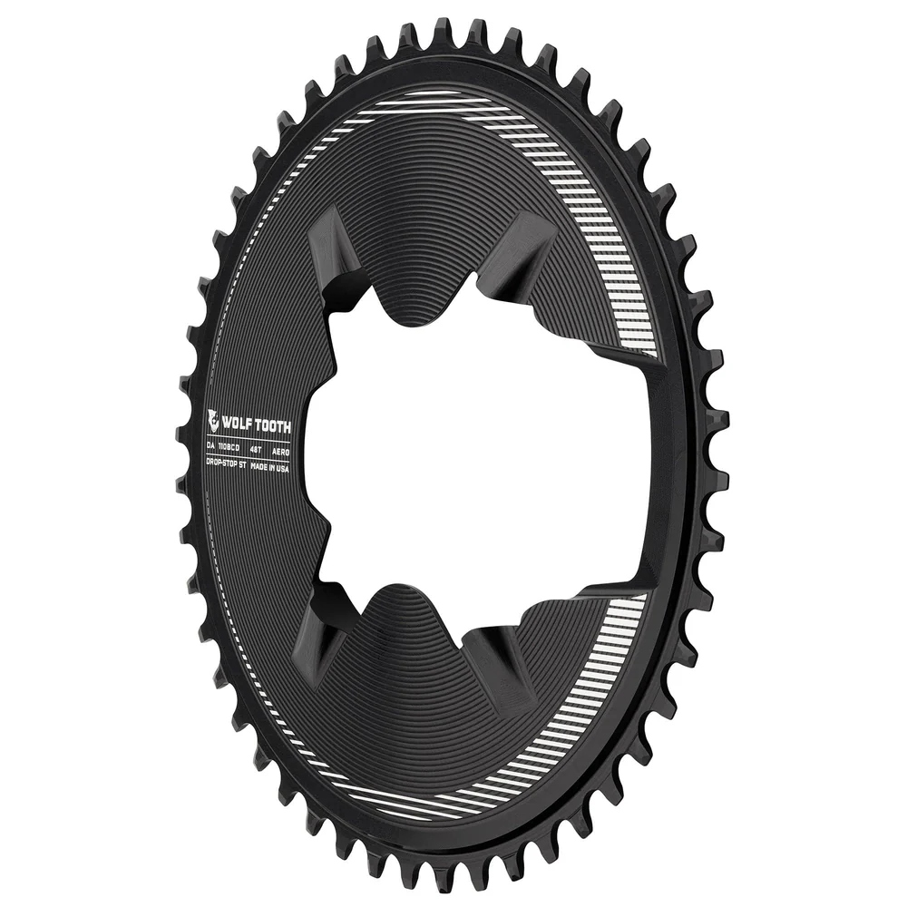 Wolf Tooth Aero Chainring for Dura Ace R9200 | 110 BCD Asymmetric