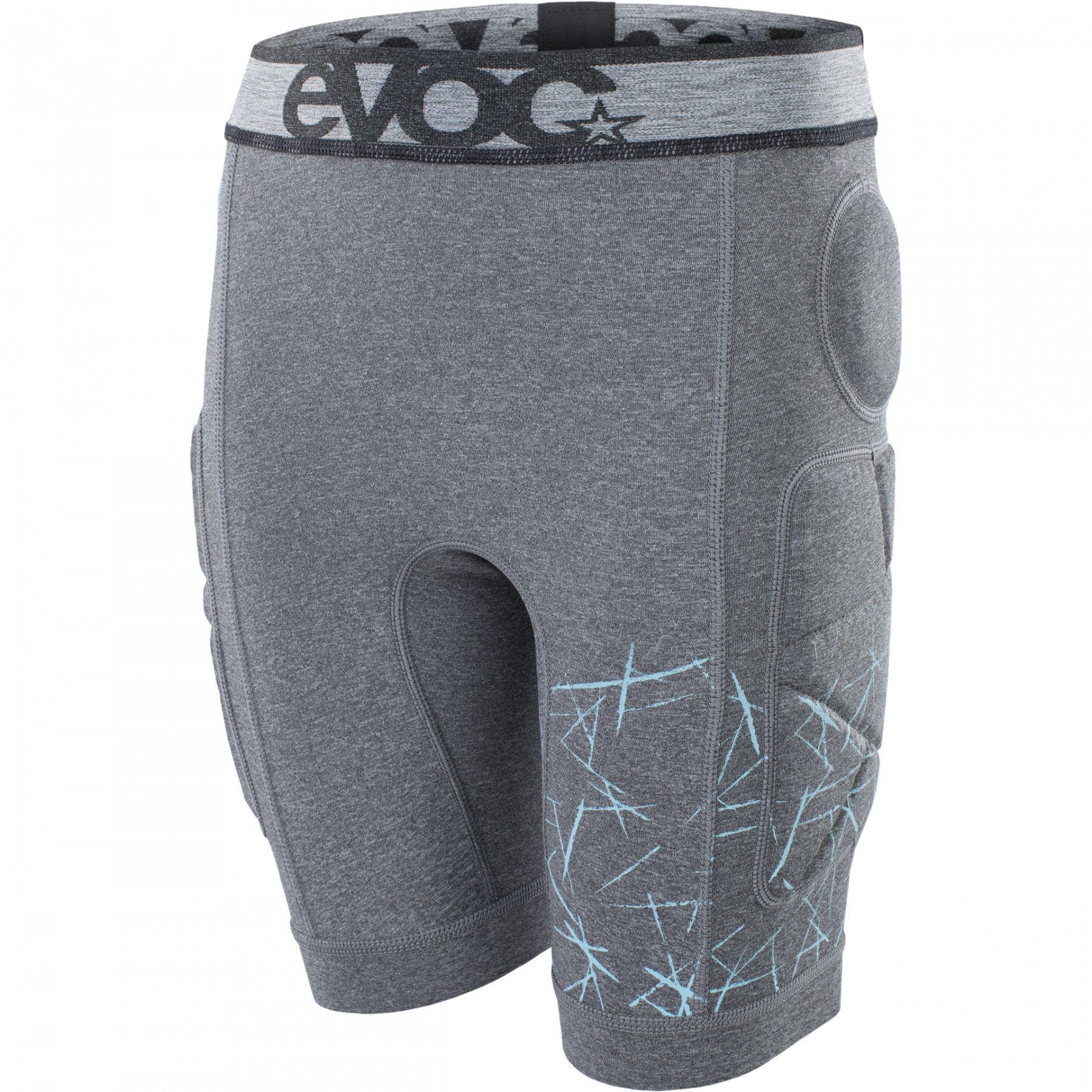 Foto de EVOC Crash Pants Kid Pantalones protectores para niños - Carbon Grey