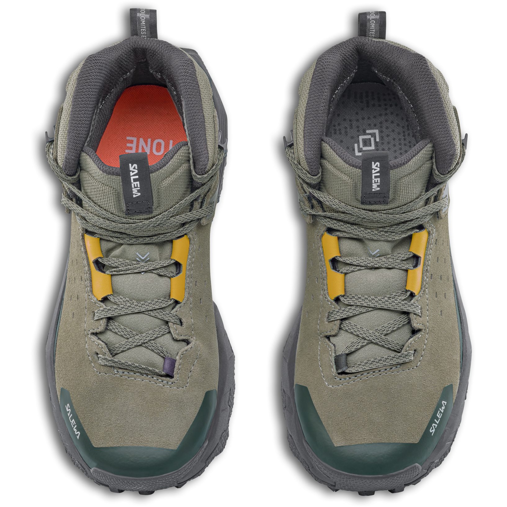 【②】 Salewa Pedroc 2 Leather Mid Powertex Hiking Shoes Men - faded