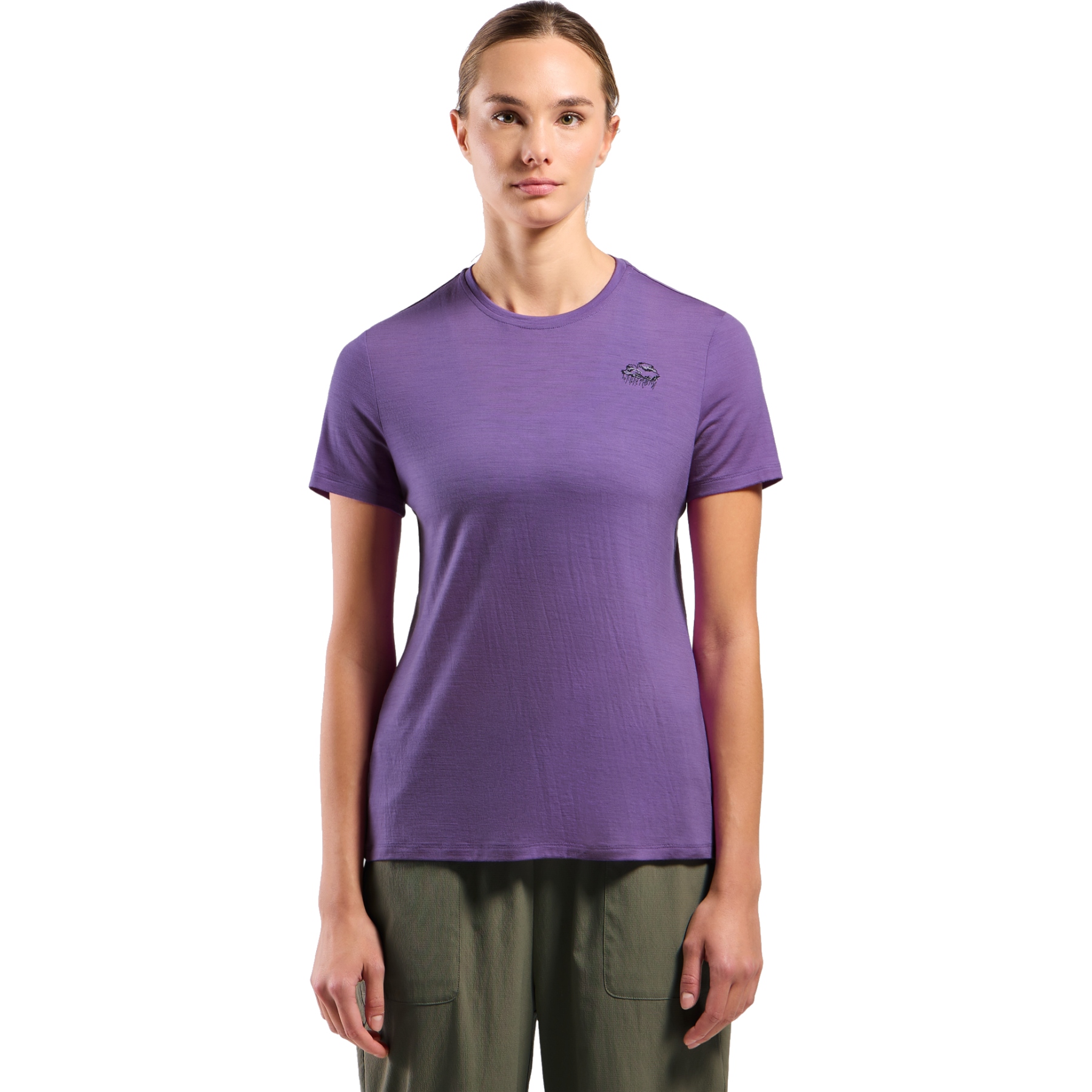 Immagine prodotto da Odlo Maglietta Donna - Ascent Merino 160 Raincloud - afterparty
