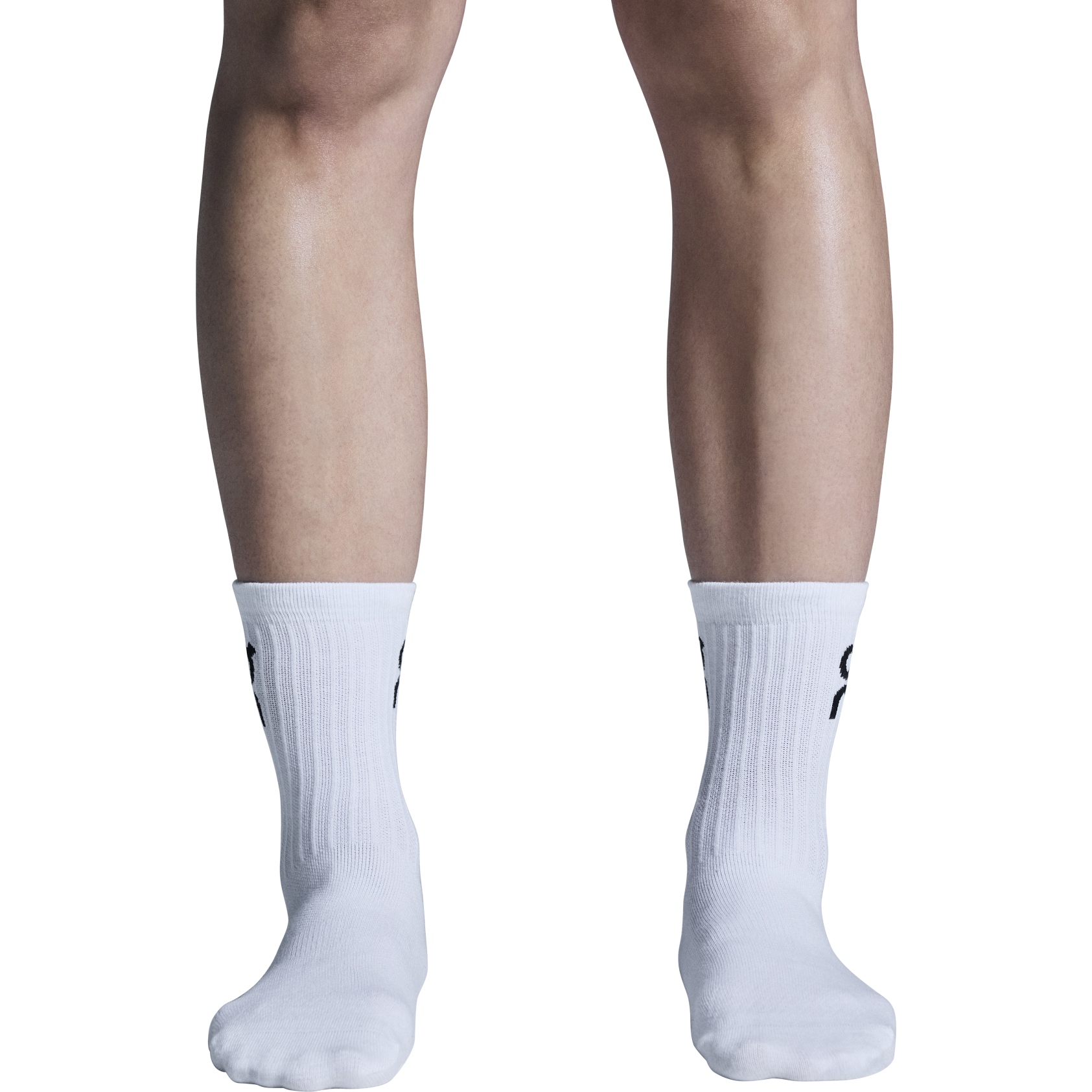 On Calze Lunghe - Logo Sock High 3-Pack Unisex - Bianco - BIKE24
