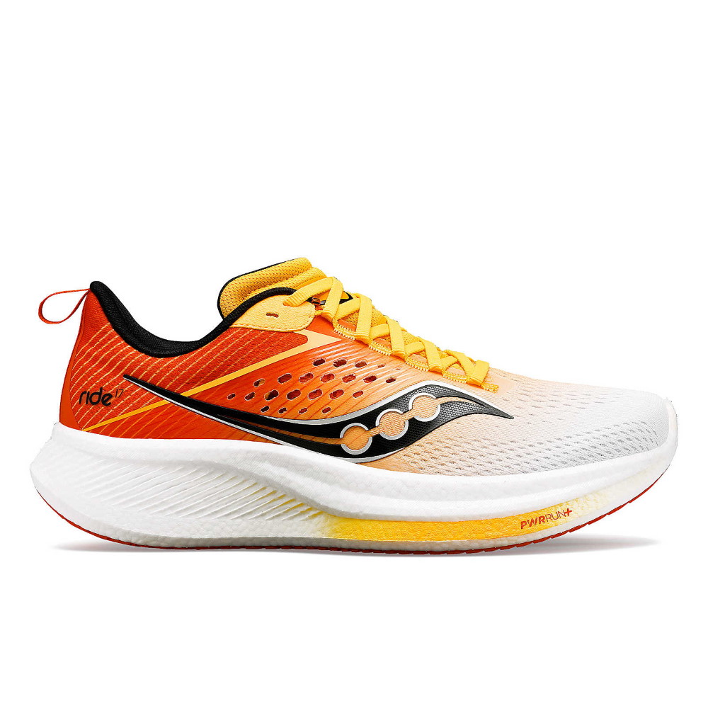 Picture of Saucony Ride 17 Running Shoes Men - white/vizigold