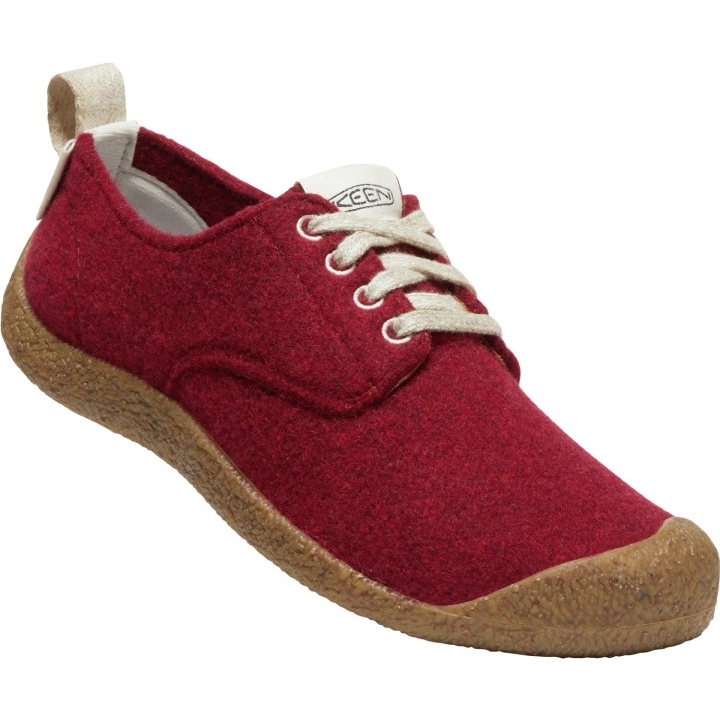 Picture of KEEN Mosey Derby Women&#039;s Shoes - Red Felt / Birch