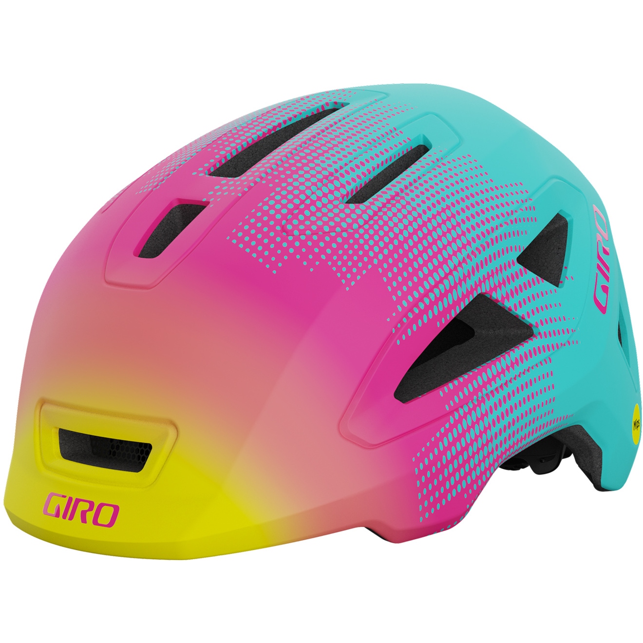 Productfoto van Giro Scamp II Helm Kinderen - matte teal/pink towers