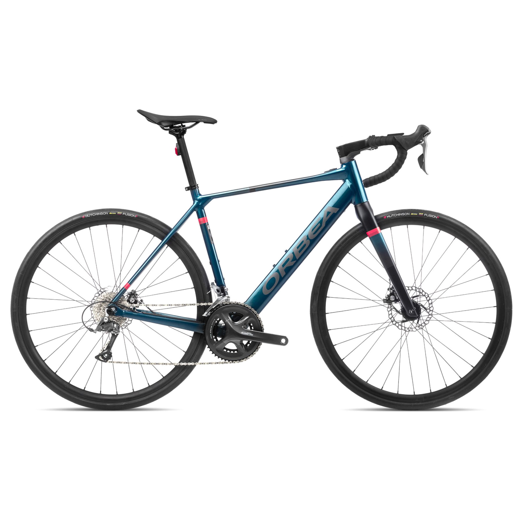 Productfoto van Orbea GAIN D50 Racefiets E-Bike - 2023 - Borealis Blue (gloss) - Black (matt)