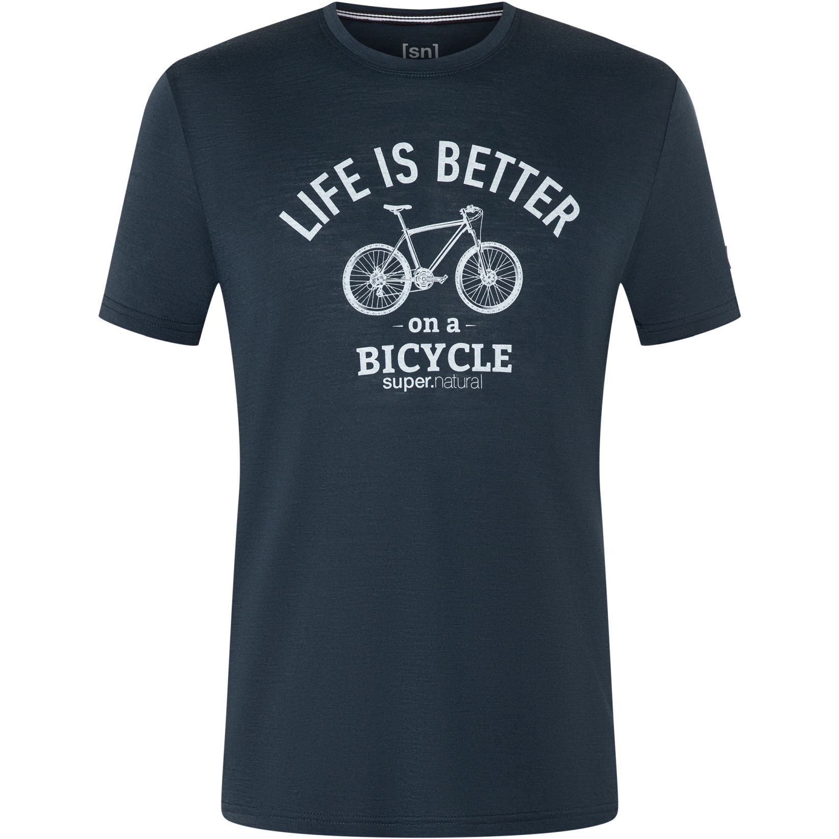 Productfoto van SUPER.NATURAL Better Bike T-Shirt Heren - Blueberry/Vapor Grey