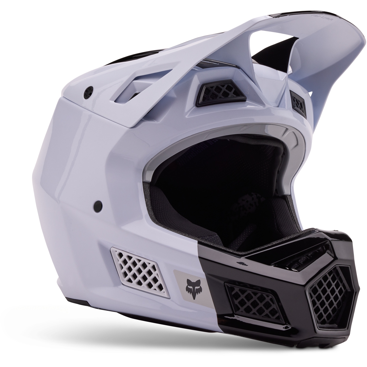 Produktbild von FOX Rampage Pro Carbon MIPS Full Face Helm - Intrude - weiß