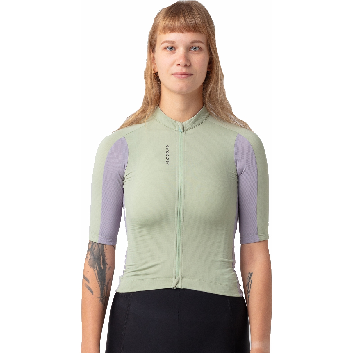 Photo produit de Isadore Maillot Vélo Femme - Signature Merino Tech - Desert Sage