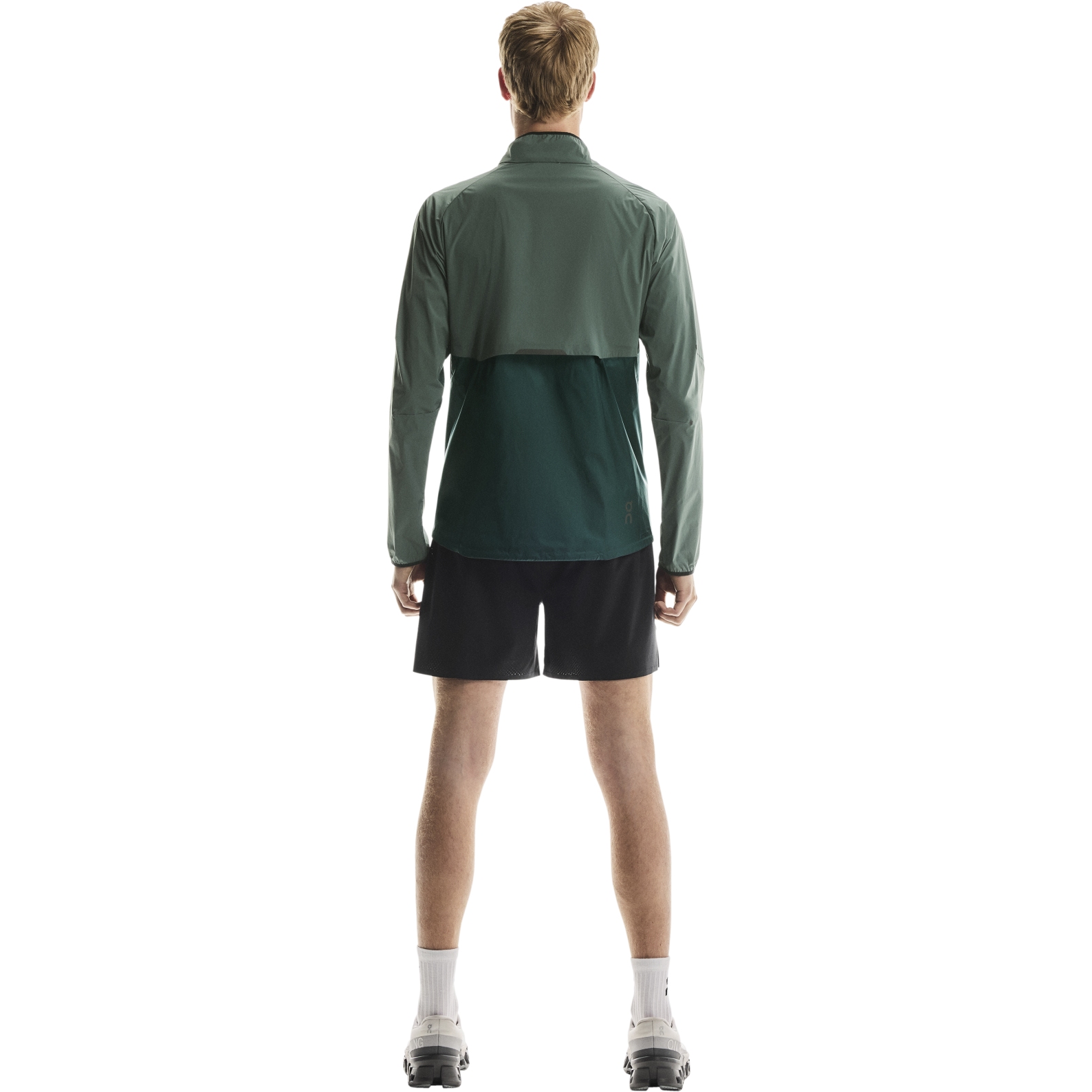 On Giacca Running Uomo - Weather Jacket - Spirulina | Olive - B 