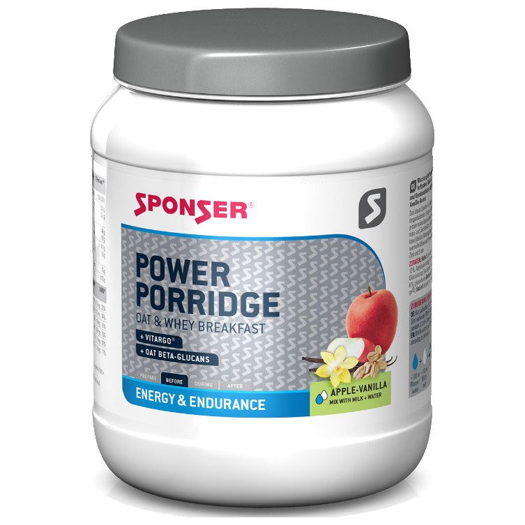 Productfoto van SPONSER Power Porridge Appel-Vanille - Sportersontbijt - 840g