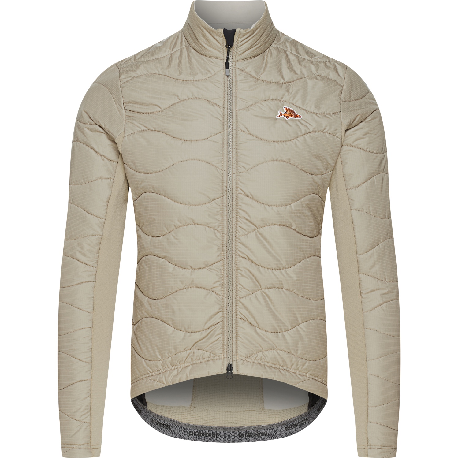 Café du Cycliste Albertine Thermal Jacket Men - pearl grey | BIKE24