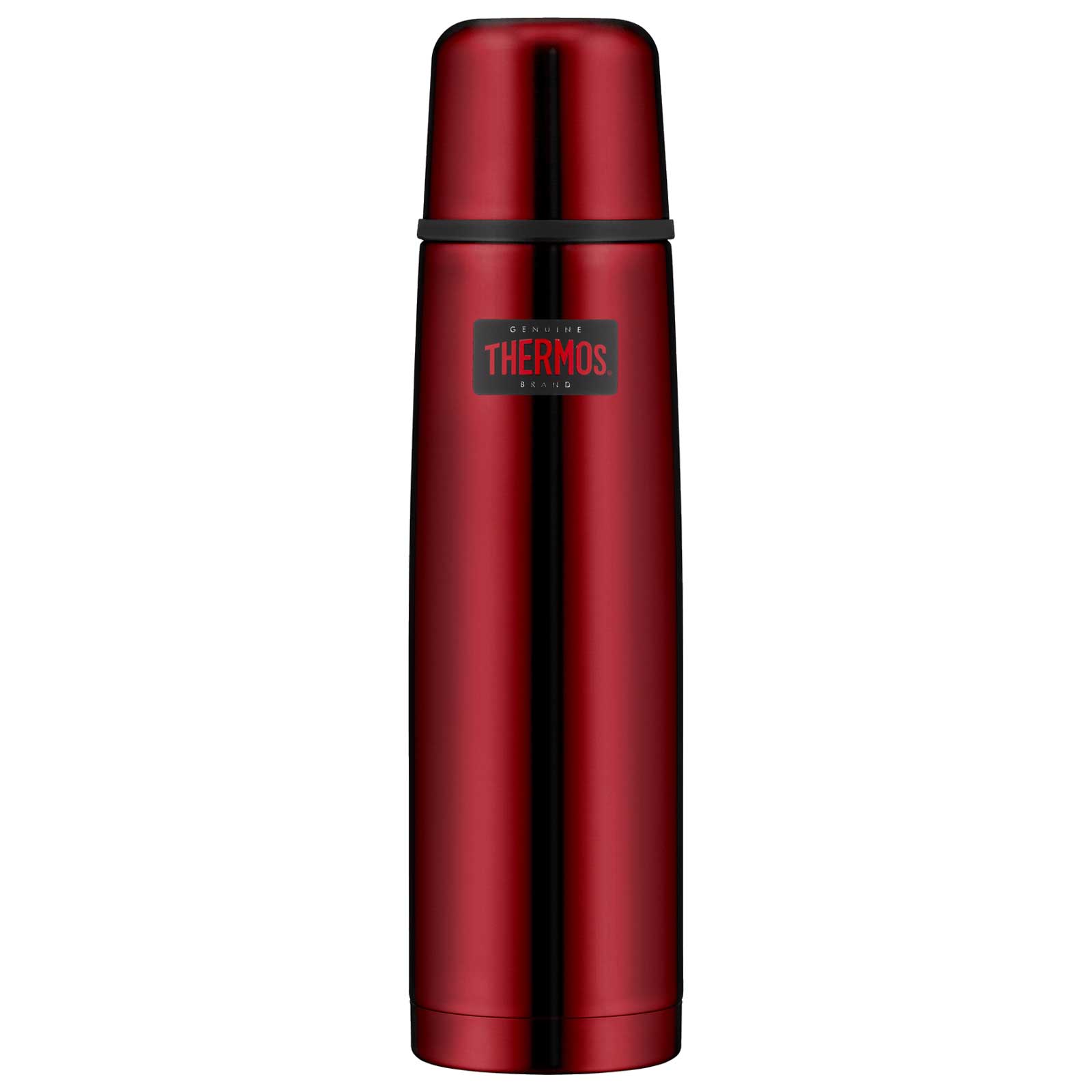 Produktbild von THERMOS® Light &amp; Compact 1.0L Thermosflasche - cranberry red polished