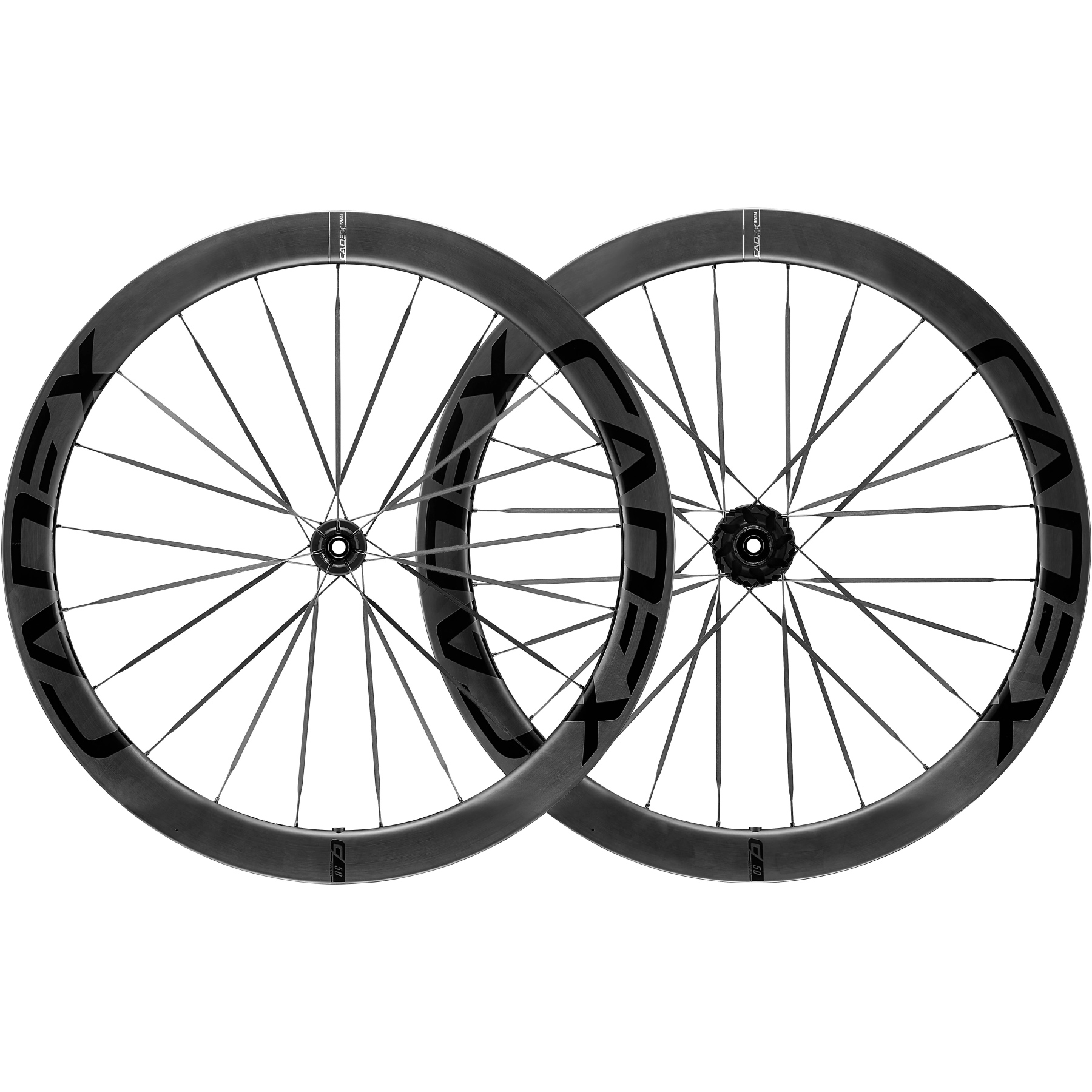Picture of CADEX 50 Ultra Disc Wheelset - 28&quot; | Carbon | Hookless | Centerlock - 12x100mm / 12x142mm - Campagnolo ED