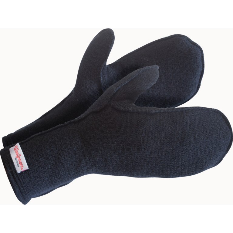 Picture of Woolpower Mittens Thin 400 - black