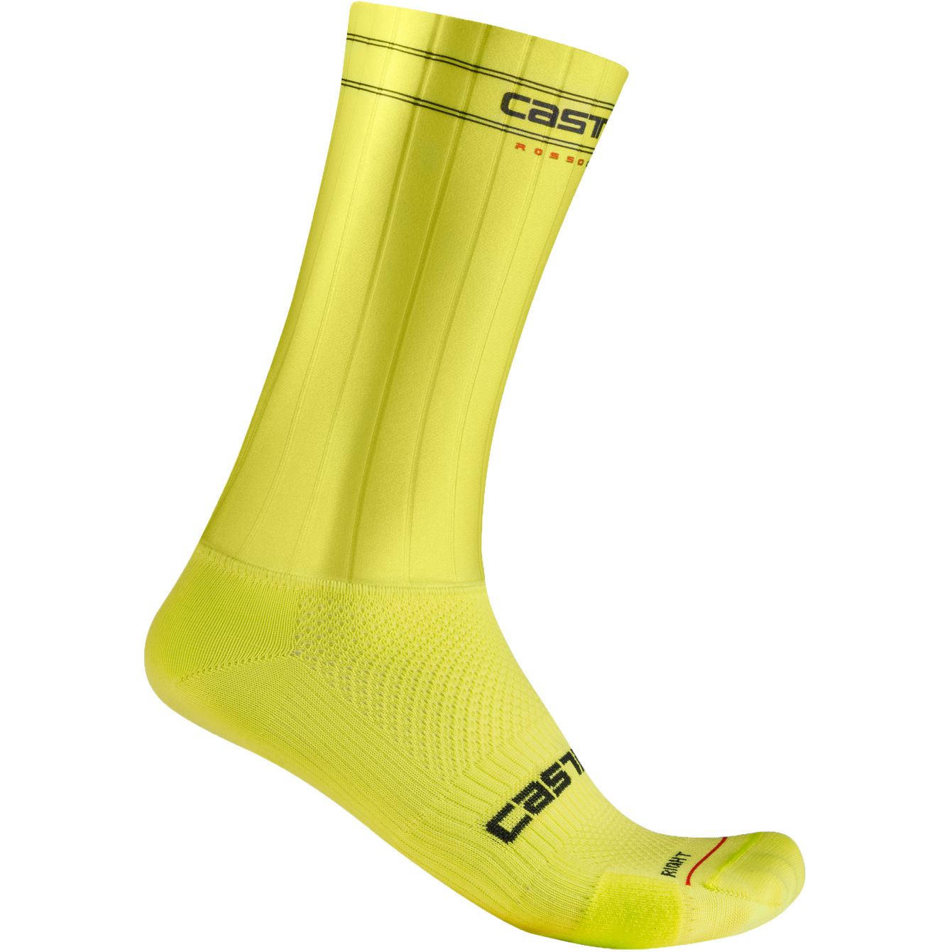 Produktbild von Castelli Fast Feet 3 Socken - electric lime 383