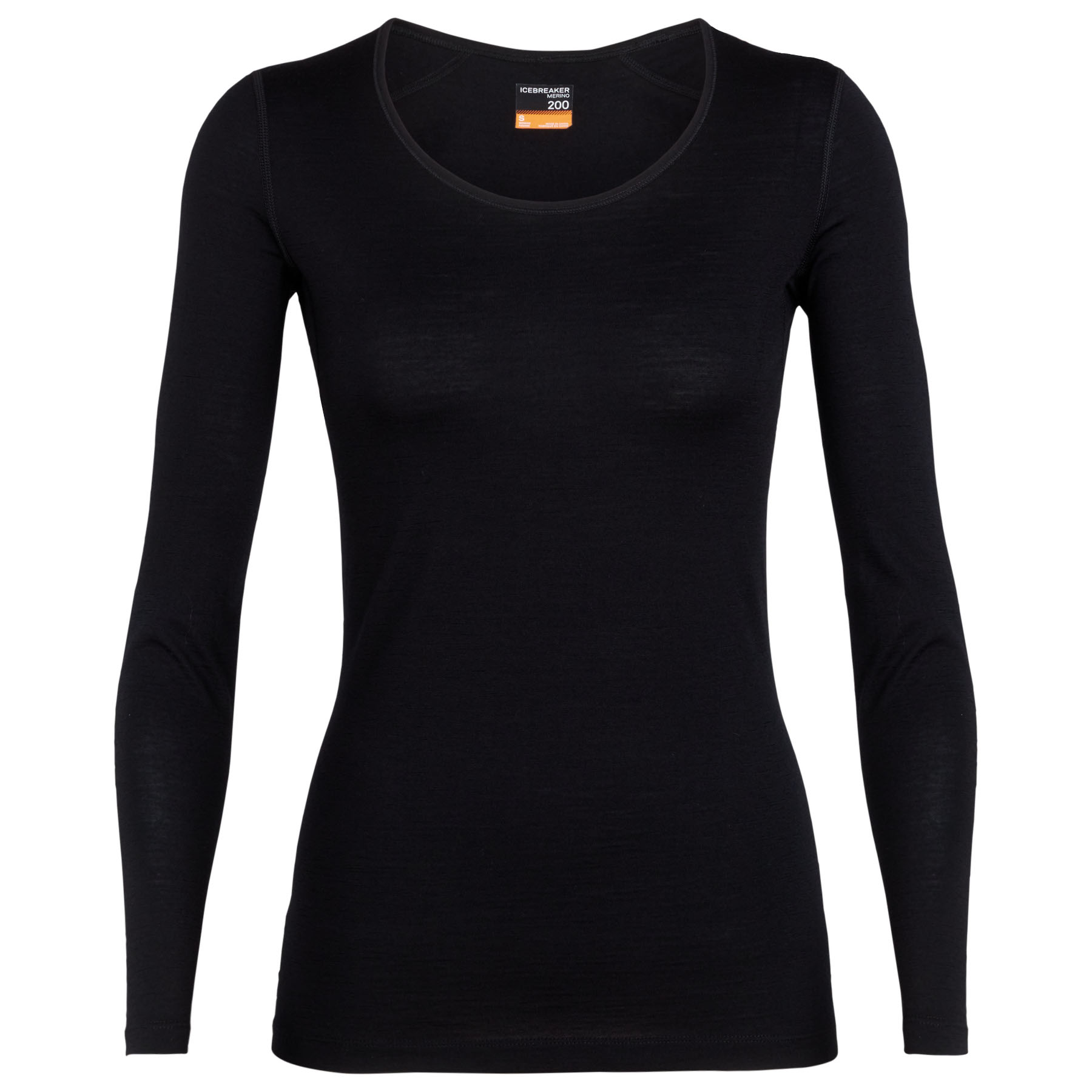 women's scoop neck thermal top