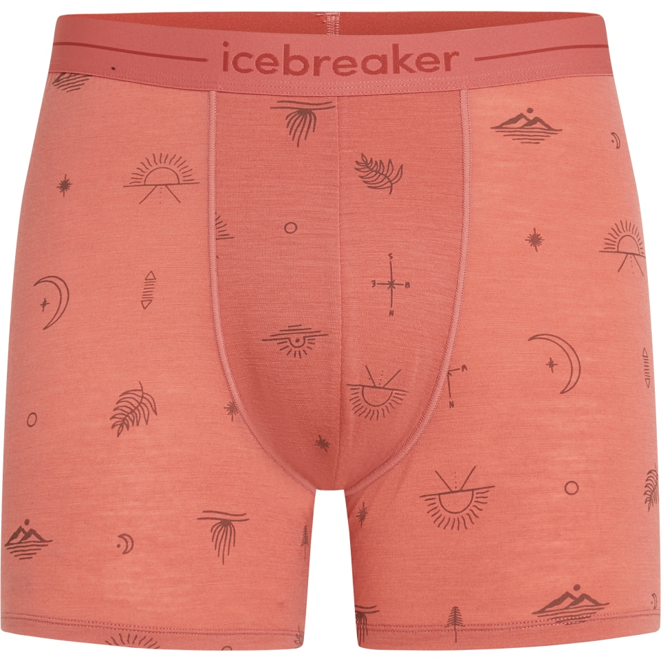 Produktbild von Icebreaker Merino 150 Anatomica Boxershorts Explore More Herren - Plume