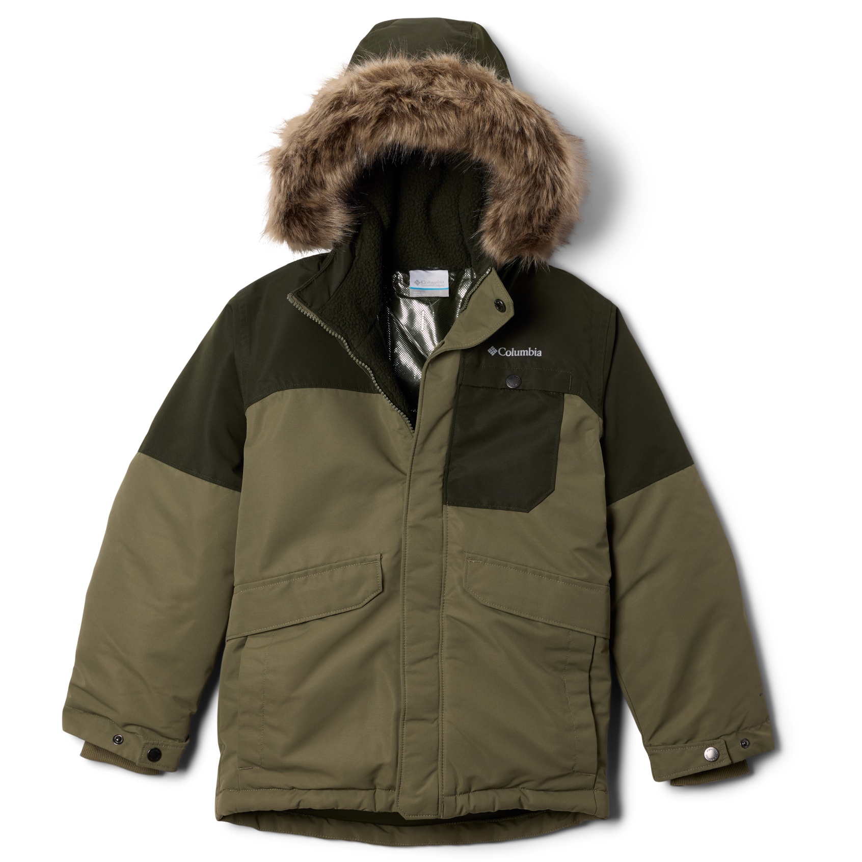 Куртка Columbia Nordic Strider II для мальчиков - Stone Green/Greenscape