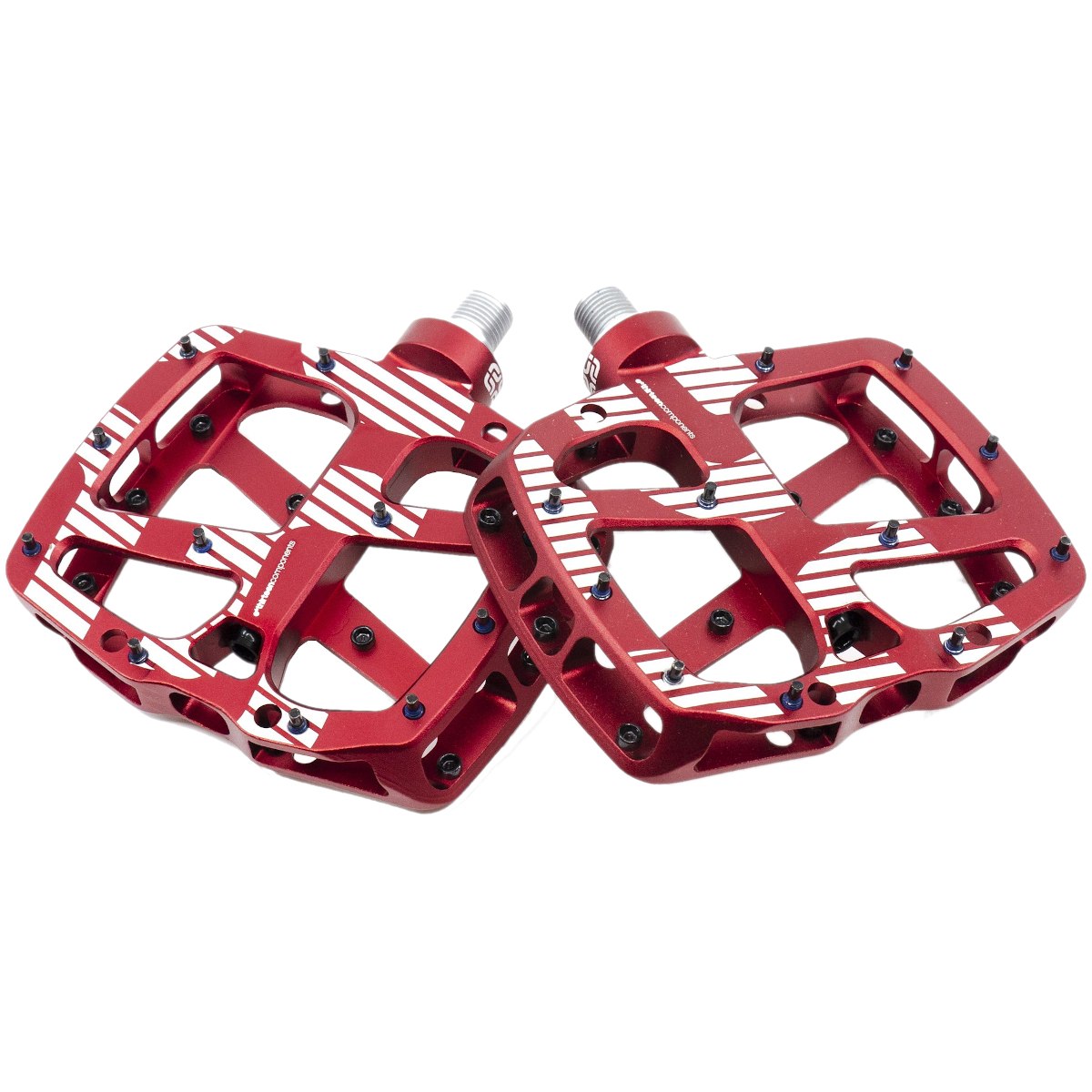 Picture of e*thirteen Plus Flat Pedals - red