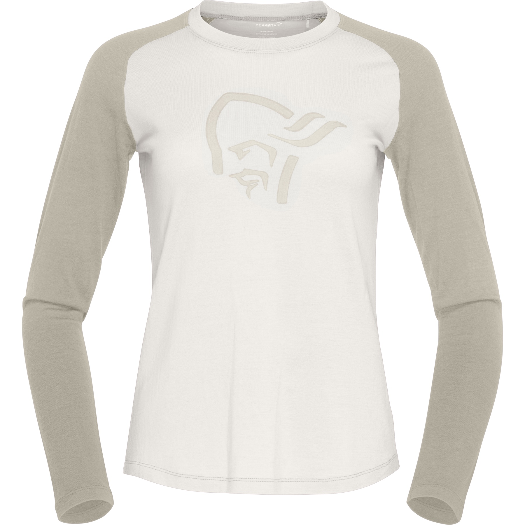 Produktbild von Norrona femund pureUll Langarm-Unterhemd Damen - Whisper White