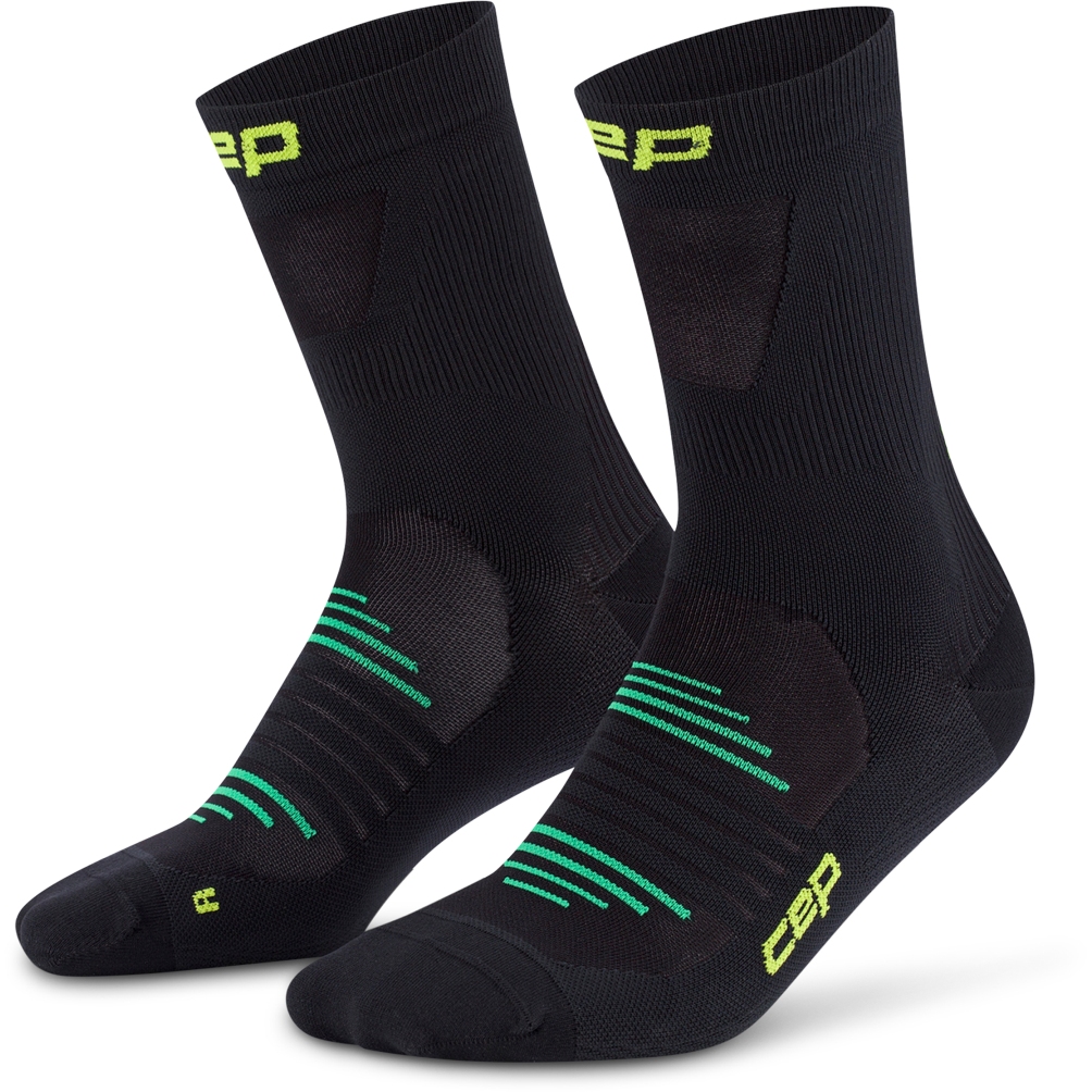 Picture of CEP Pro Run Ultralight Mid Cut Compression Socks Women - black
