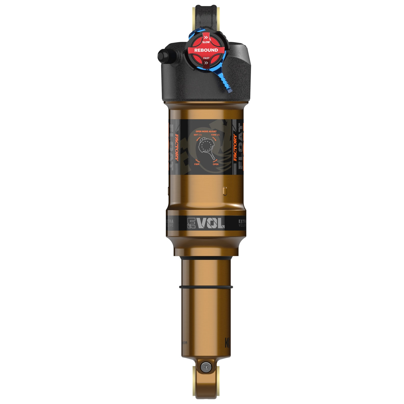 FOX FLOAT NUDE 3 DPS EVOL FACTORY 215×65 FOX FLOAT X Rear Shock - Factory | Air | EVOL LV | Trunnion