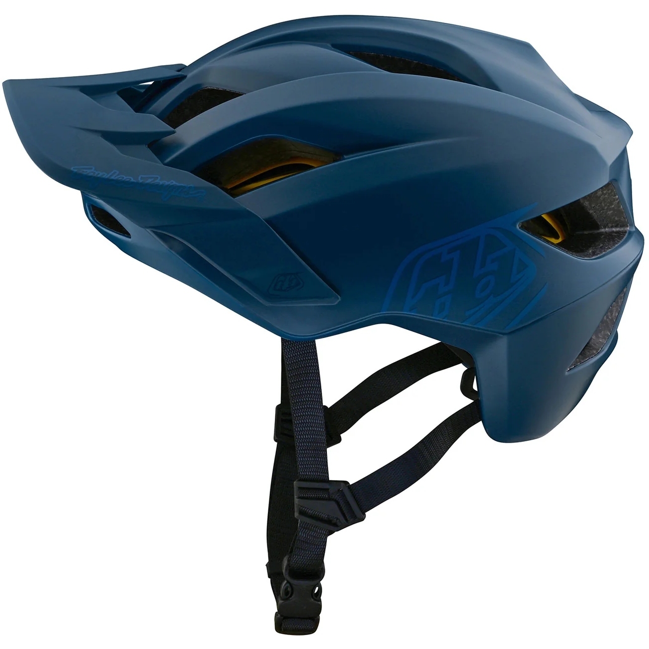 Produktbild von Troy Lee Designs Flowline MIPS Helm - Point Dark Indigo