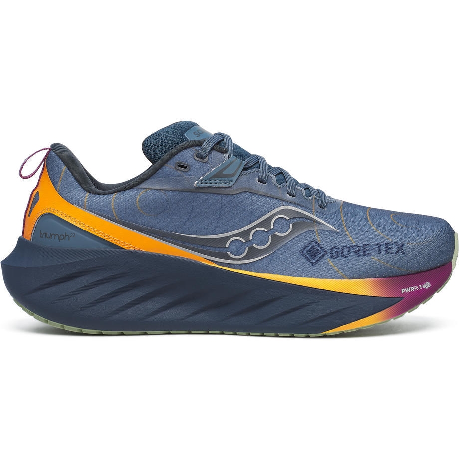 Saucony Triumph 22 GTX Running Shoes Women mirage navy BIKE24