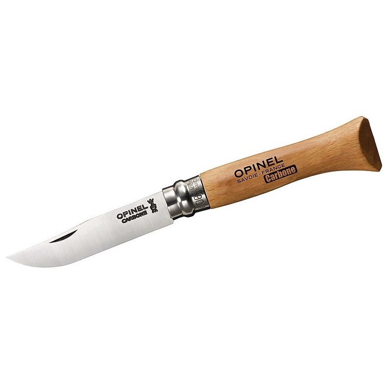 Picture of Opinel Knife, N°06 Carbone, not stainless