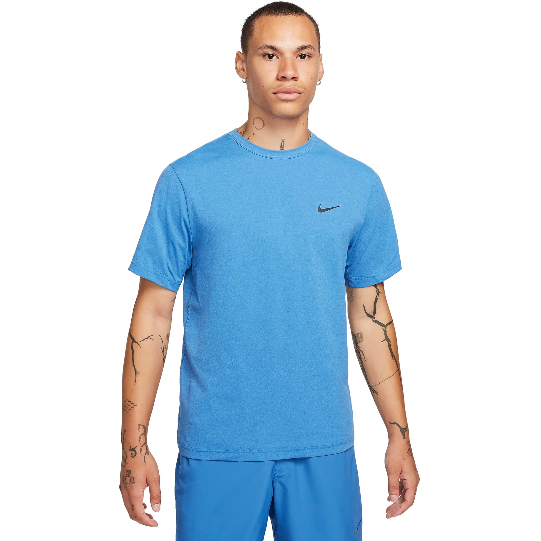 Chemise Homme Nike Dri-FIT – Bleu – Manches Courtes – Boutonnée – XXL – Occasion