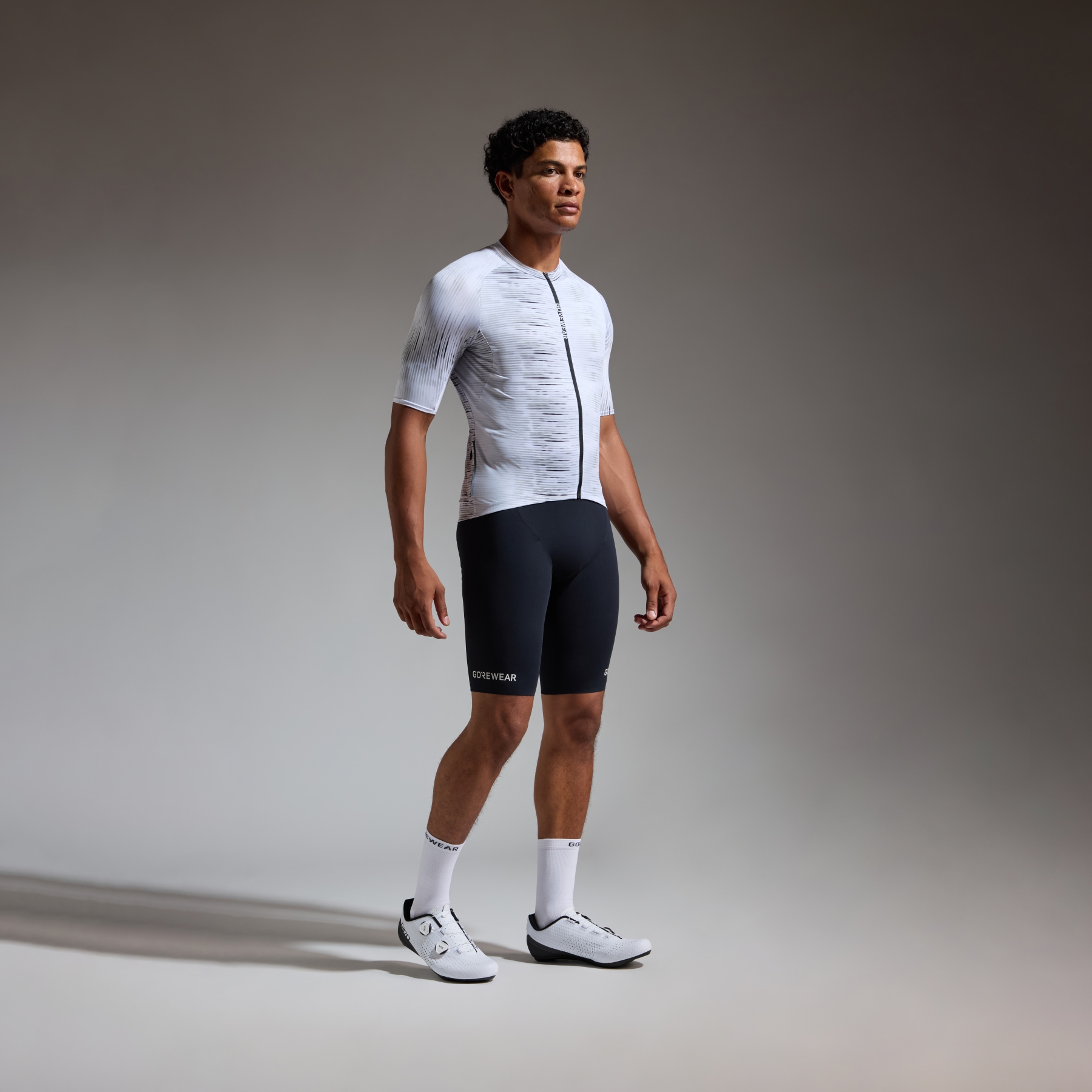 GOREWEAR Spinshift Pixel Short Sleeve Jersey Men - white / black