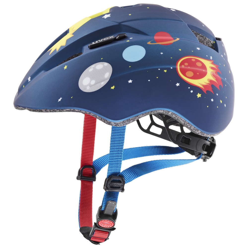 Picture of Uvex kid 2 cc Kids Helmet - dark blue rocket mat