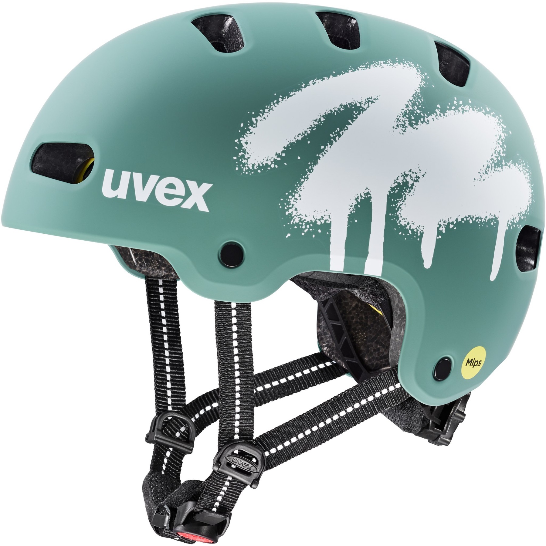 Uvex kid 4 style MIPS Fahrradhelm Kinder - spray sage green matt | BIKE24 AT