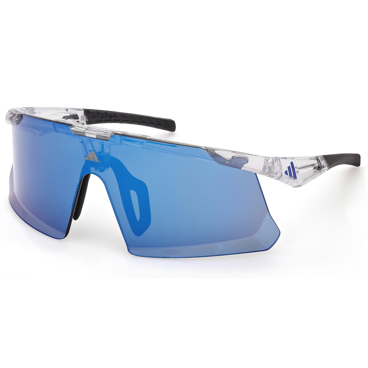 Produktbild von adidas Dunamis EVO-S SP0107 Brille - Crystal / Contrast Mirror Blue