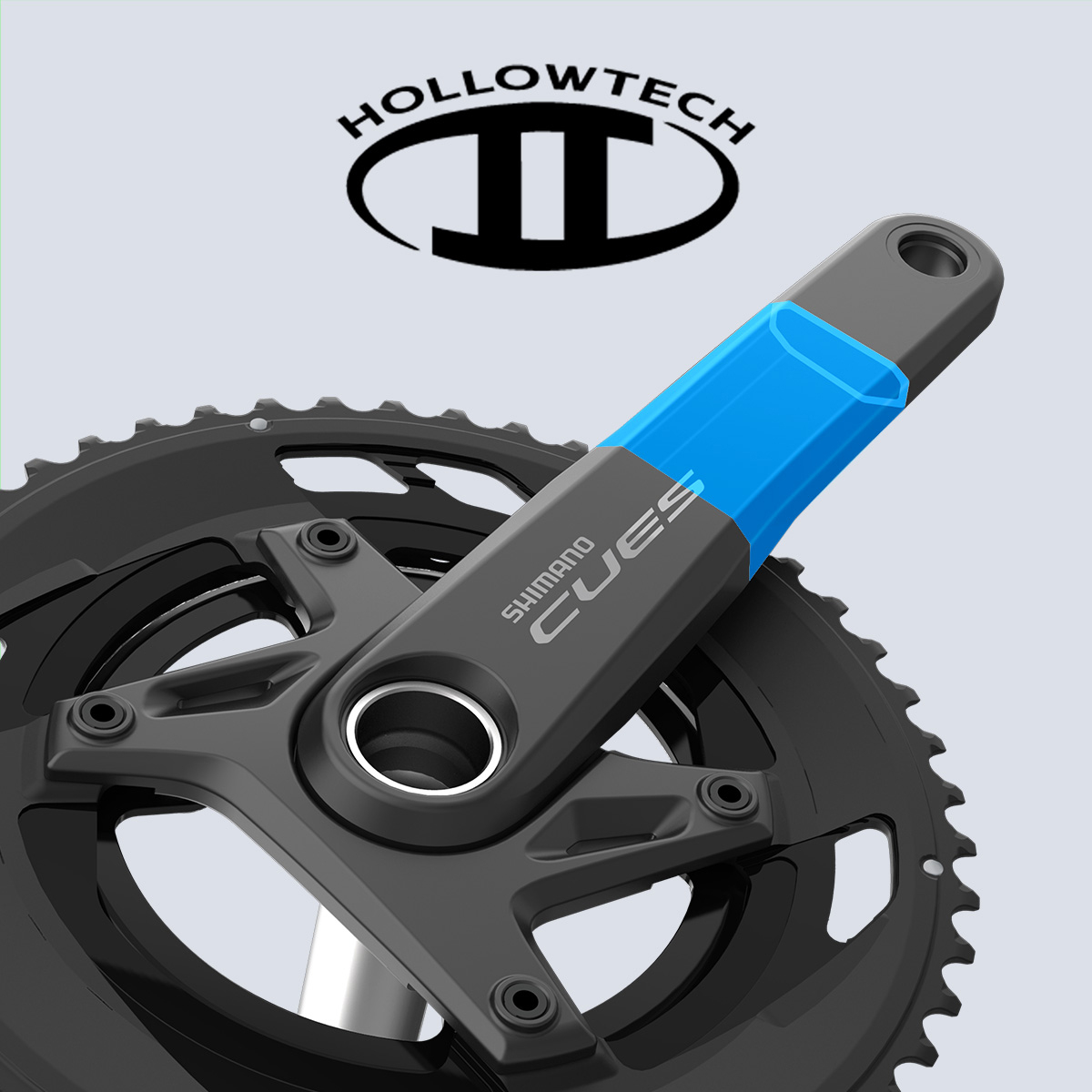 Shimano CUES FC-U6040-2 Crankset - Hollowtech II | 9/10-speed | BIKE24