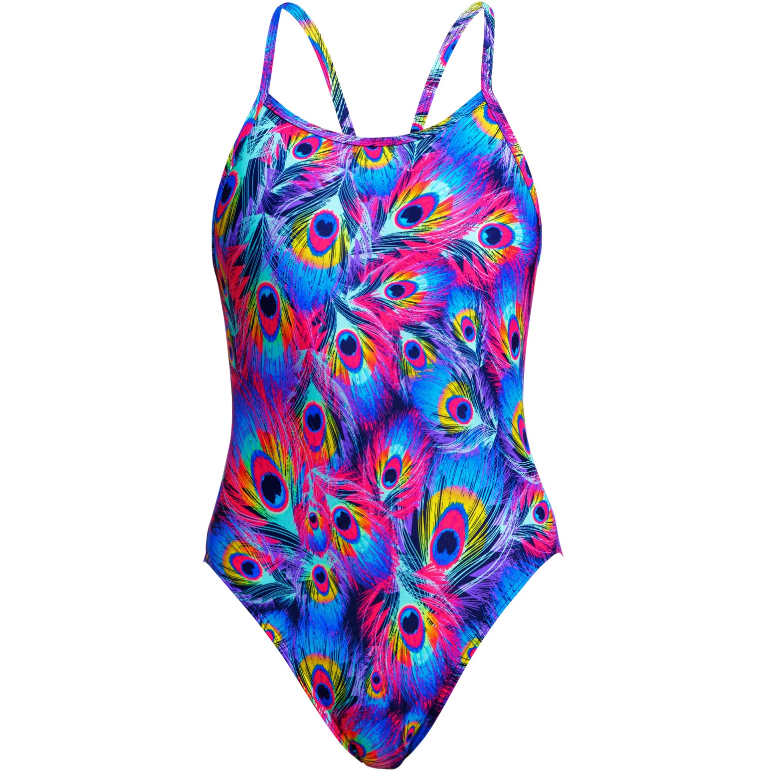 Funkita Single Strap One Piece Swimsuit Girls - Peacock Paradise | BIKE24