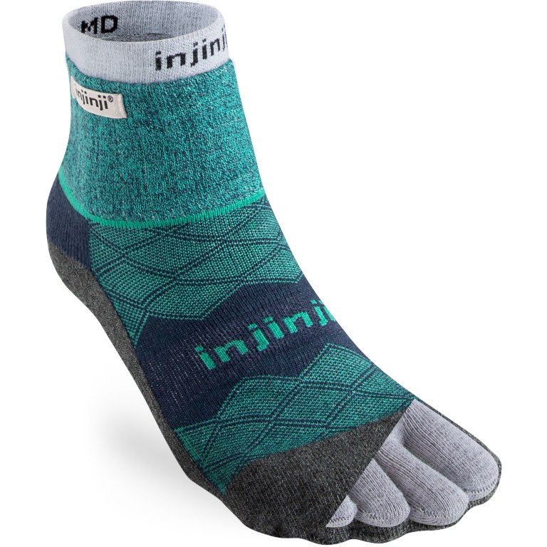 Produktbild von Injinji Herren Liner + Runner Mini-Crew Socken - everglade