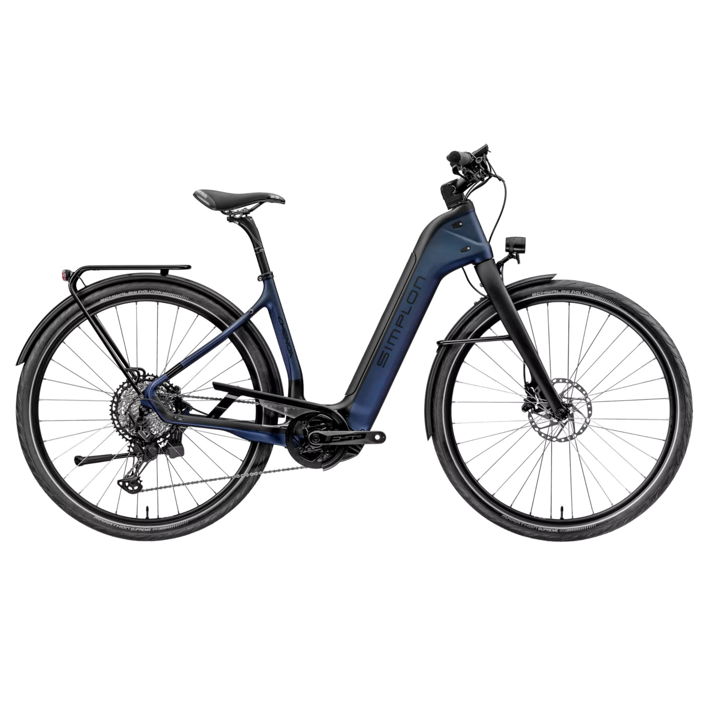 Produktbild von Simplon CHENOA BOSCH CX B3 - Enviolo HD - Tiefeinstieg Carbon Trekking E-Bike - 2023 - denim blue matt / black glossy