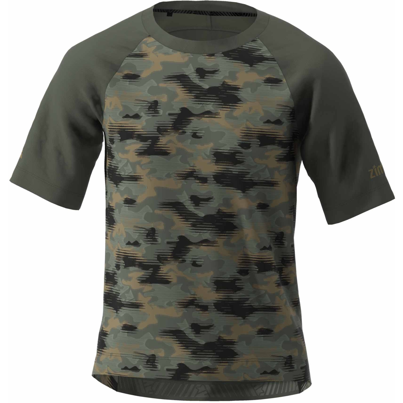 Picture of Zimtstern Braapz Kids Short Sleeve MTB-Shirt - forest night