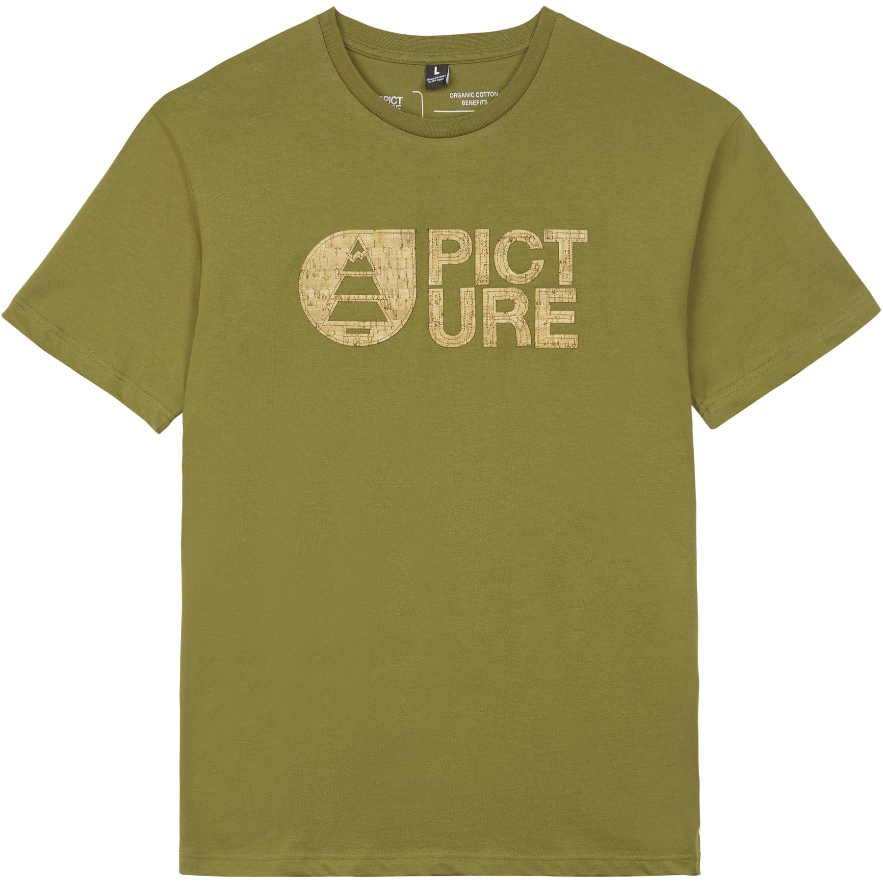 Bild von Picture Basement Cork T-Shirt - Army Green
